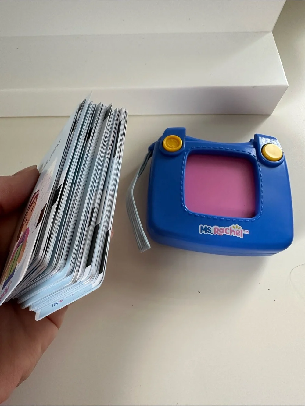 Ms. Rachel First Words Talking Flash Cards with Electronic Reader interactive